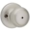 Kwikset Kwikset Cove Satin Nickel Privacy Knob Right or Left Handed 93001-866 - alternate 2